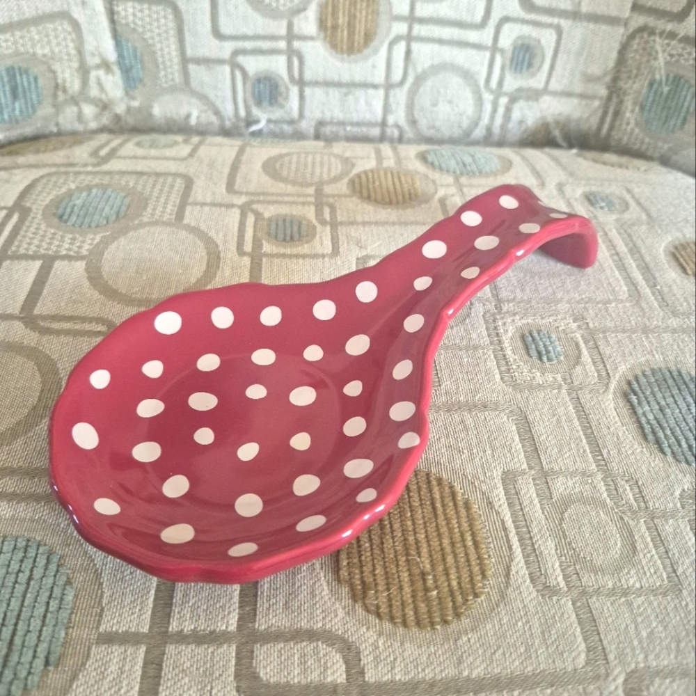 Polka Dot Spoon Rest